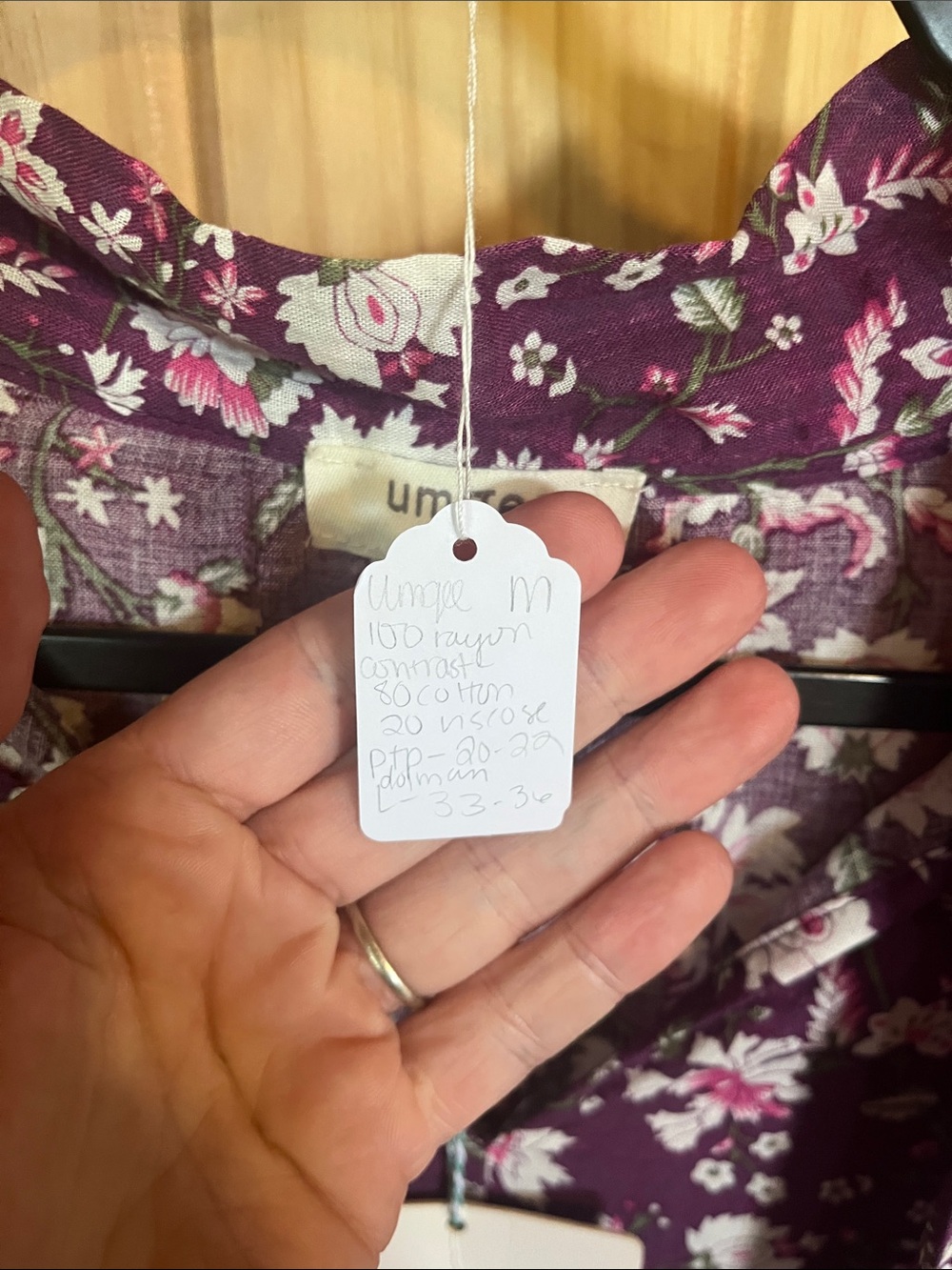 Umgee Floral Longeleeve Mini Dress - Picture 2 of 2